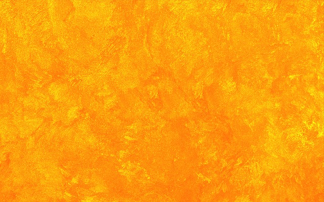 oranžová štukatura